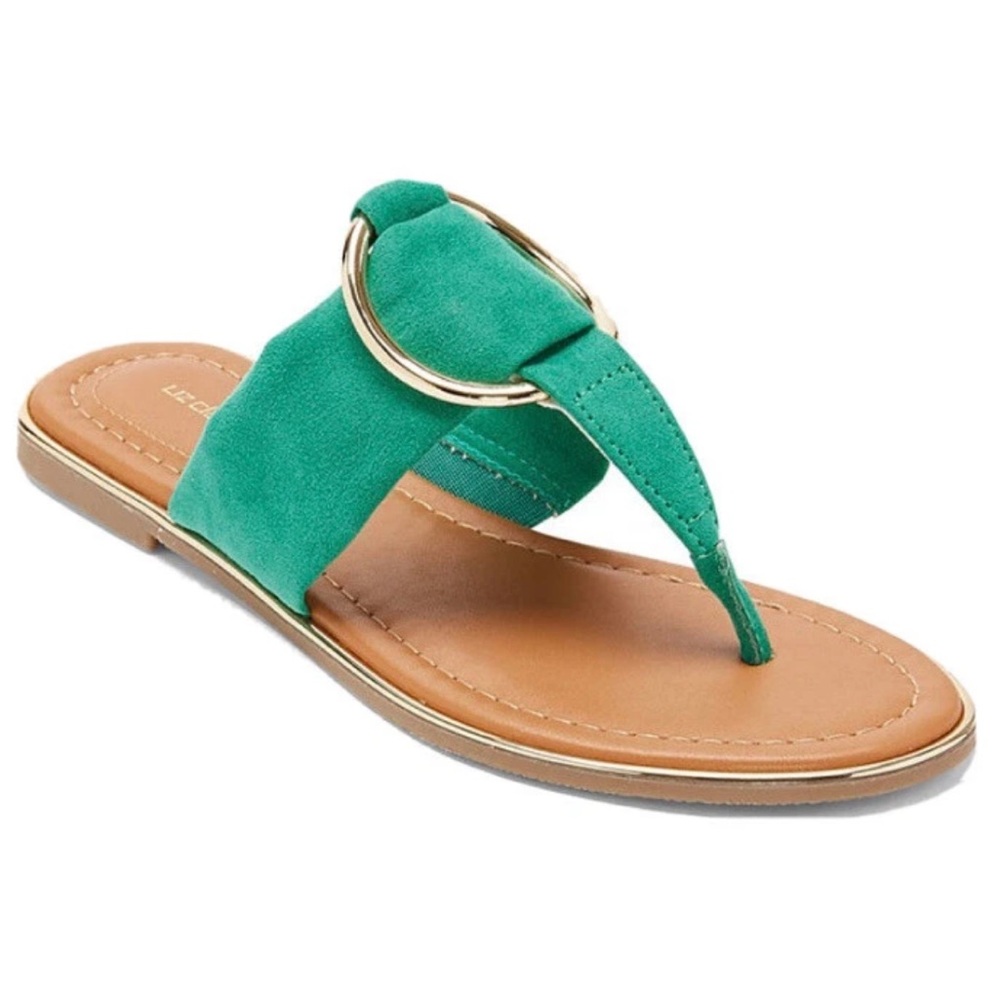 NEW Liz Claiborne Cabella Turquoise Sandals with Accents Size 6